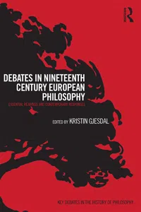 Debates in Nineteenth-Century European Philosophy_cover