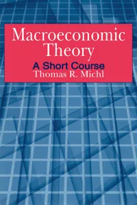 Macroeconomic Theory: A Short Course_cover