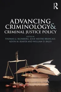 Advancing Criminology and Criminal Justice Policy_cover