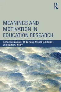 Meanings and Motivation in Education Research_cover