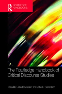 The Routledge Handbook of Critical Discourse Studies_cover