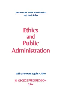 Ethics and Public Administration_cover