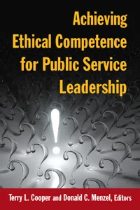 Achieving Ethical Competence for Public Service Leadership_cover