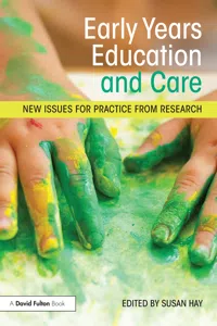 Early Years Education and Care_cover