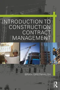Introduction to Construction Contract Management_cover