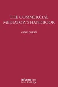 The Commercial Mediator's Handbook_cover