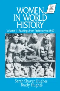 Women in World History: v. 1: Readings from Prehistory to 1500_cover