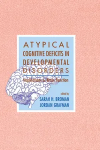 Atypical Cognitive Deficits in Developmental Disorders_cover