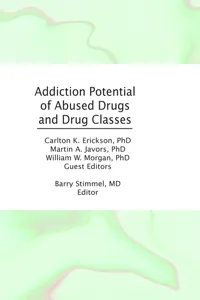 Addiction Potential of Abused Drugs and Drug Classes_cover