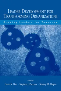 Leader Development for Transforming Organizations_cover