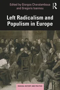 Left Radicalism and Populism in Europe_cover
