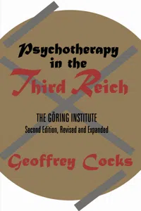 Psychotherapy in the Third Reich_cover