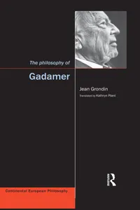 The Philosophy of Gadamer_cover