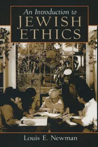 An Introduction to Jewish Ethics_cover