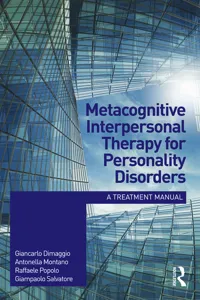 Metacognitive Interpersonal Therapy for Personality Disorders_cover