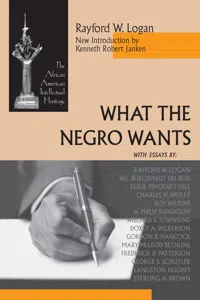 What the Negro Wants_cover