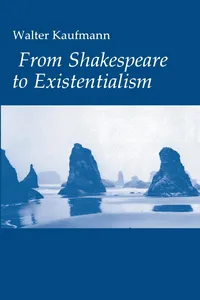 From Shakespeare to Existentialism_cover