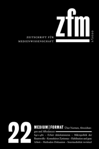 ZfM - Zeitschrift für Medienwissenschaft_cover