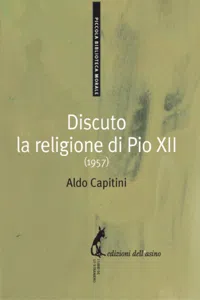 Discuto la religione di Pio XI_cover