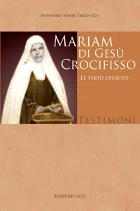 Testimoni: Mariam di Gesù Crocifisso_cover