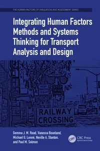 Integrating Human Factors Methods and Systems Thinking for Transport Analysis and Design_cover