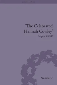 The Celebrated Hannah Cowley_cover