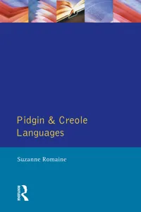 Pidgin and Creole Languages_cover