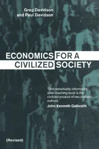 Economics for a Civilized Society_cover