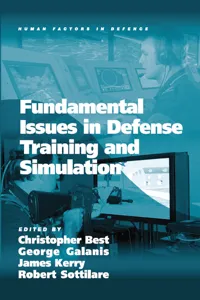 Fundamental Issues in Defense Training and Simulation_cover