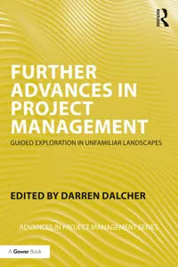 Further Advances in Project Management_cover