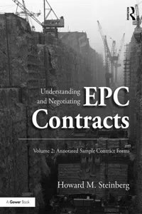Understanding and Negotiating EPC Contracts, Volume 2_cover