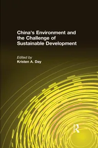 China's Environment and the Challenge of Sustainable Development_cover