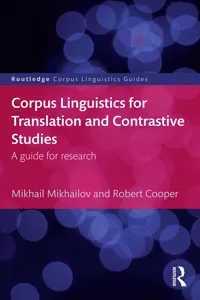 Corpus Linguistics for Translation and Contrastive Studies_cover
