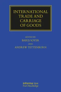 International Trade and Carriage of Goods_cover
