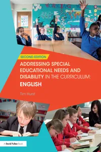 Addressing Special Educational Needs and Disability in the Curriculum: English_cover