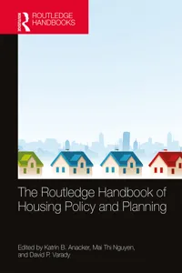 The Routledge Handbook of Housing Policy and Planning_cover