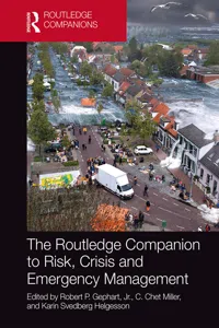 The Routledge Companion to Risk, Crisis and Emergency Management_cover