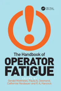 The Handbook of Operator Fatigue_cover