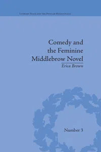 Comedy and the Feminine Middlebrow Novel_cover