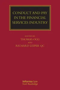 Conduct and Pay in the Financial Services Industry_cover