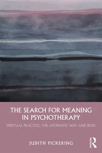 The Search for Meaning in Psychotherapy_cover
