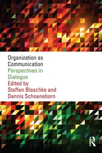 Organization as Communication_cover