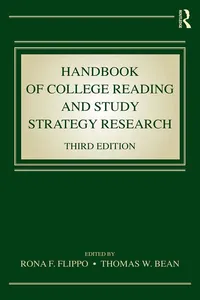 Handbook of College Reading and Study Strategy Research_cover