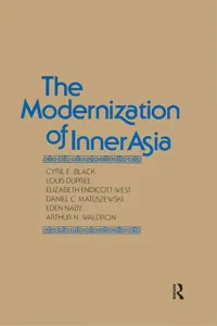 The Modernization of Inner Asia_cover