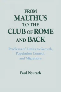 From Malthus to the Club of Rome and Back_cover