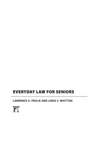 Everyday Law for Seniors_cover