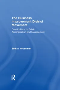 The Business Improvement District Movement_cover