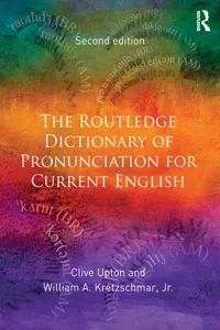 The Routledge Dictionary of Pronunciation for Current English_cover