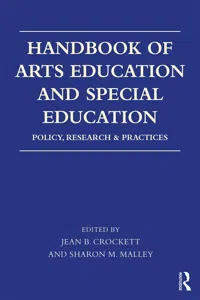 Handbook of Arts Education and Special Education_cover