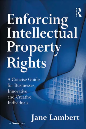 Enforcing Intellectual Property Rights